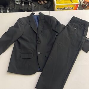 boy two piece black suit